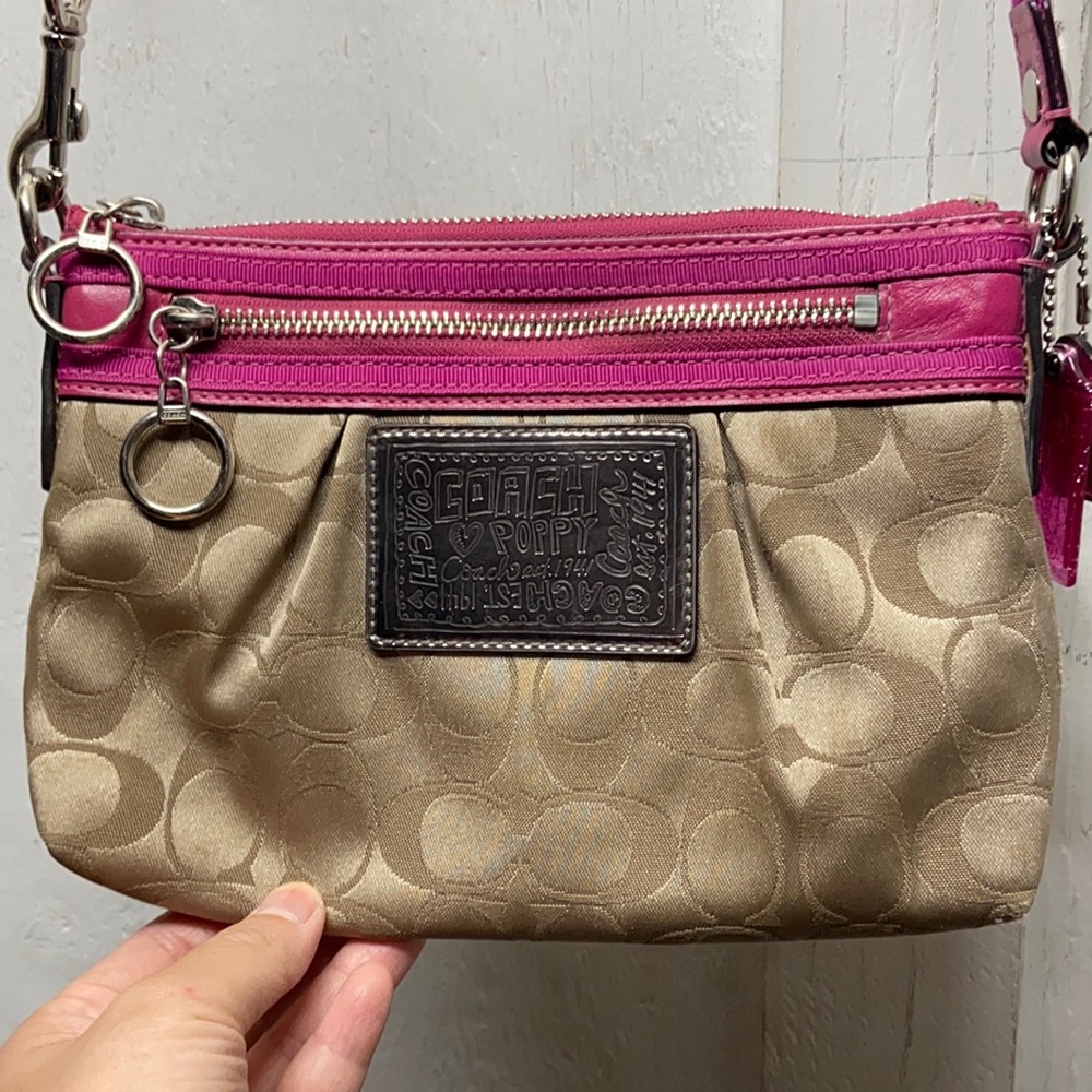 Coach poppy small cross body